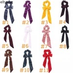 New Cute Girls Hair Rope Velvet Scrunchies Bowknot Elastic Hair Bands for Women Bow Ties Ponytail Holder Hair Accessories