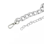 New deliver waist belt chain belt plus size silver chain belt