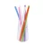 Import New design eco friendly resuable color Long straight silicone rubber juice drinking straw set for Bar accessories from China