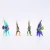 Import new design home craft decor blown glass figurines hotel decoration from China