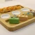 Import New Design  Home Kitchen Party Wedding Use oak Wood Snack plate food serving platter from China