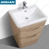 New Design MDF PVC Bathroom Vanity Cabinet High End Freestanding Wash Vanity