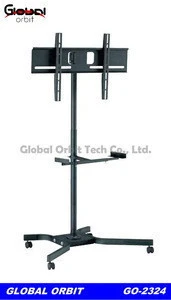 New Design Mobile Metal Movable TV Stand TV Cart