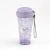 Import New design students sequins AS plastic sparkling double layer water bottle from China