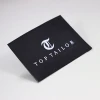 New Design Style Wholesale Cheap Embossed Custom Cotton Cloth Woven Label Damask Grosgrain Woven Labels with Logo