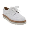 New Design White Leather With Pinhole Women Casual Shoes and Sneakers Flat Ladies Shoes