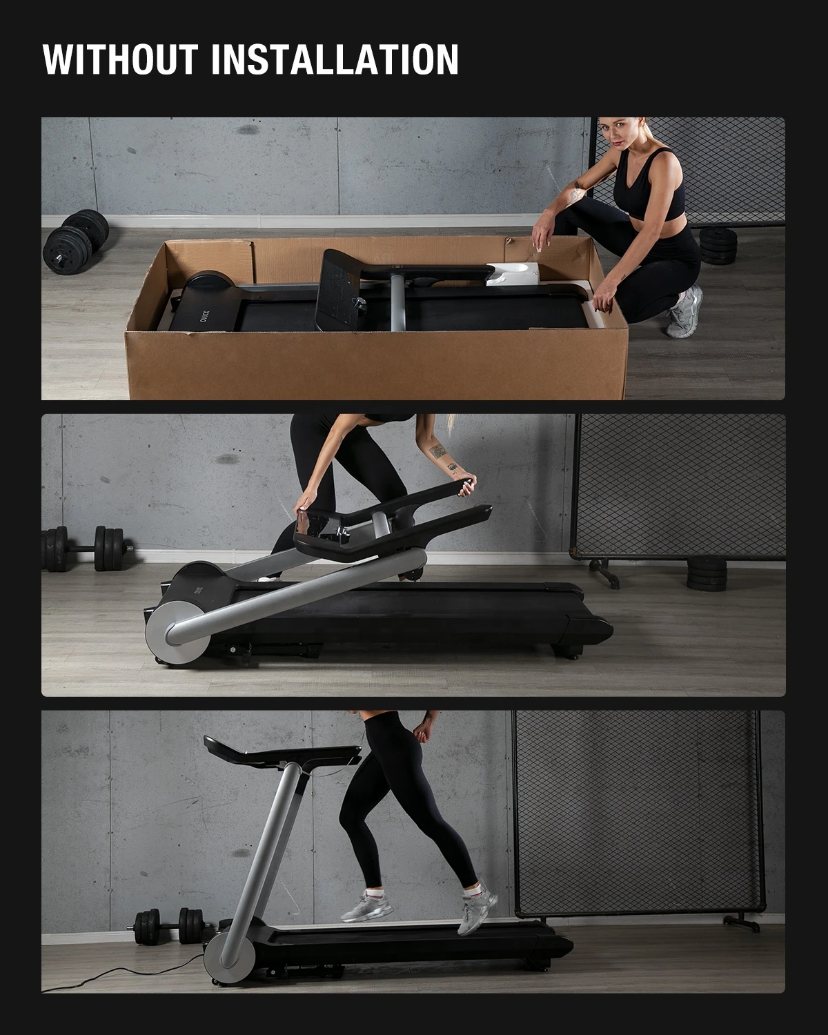 New design X3/X3PLUS luxury treadmill for home gym fitness