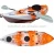 Import New designed small cheap fishing kayak with 4 fishing rod holders from China