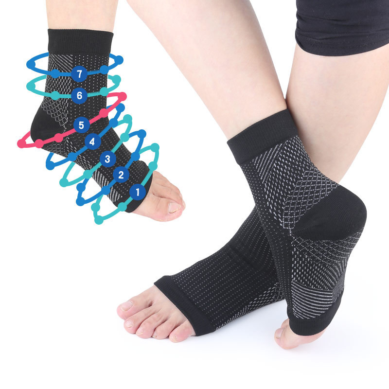 New  Factory Price  Ankle Brace Compression  Support Sleeve  for Injury Recovery and Joint Pain