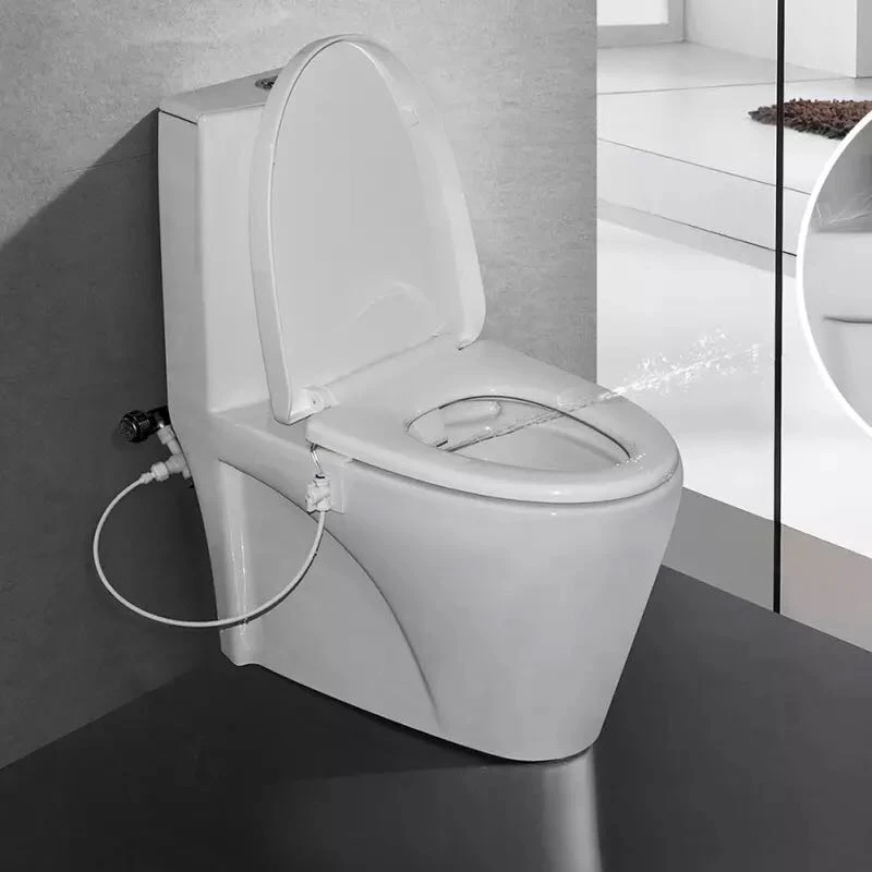 New model non electric easy installation cold single nozzle tiilet bathroom bidet  attachment bidet
