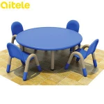 New plastic child study tables and chairs used to school furniture
