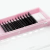 New Soft OEM Provide Custom Packing 3D Silk Lashes Faux Mink Lashes Synthetic Hair Individual Eyelash Extension