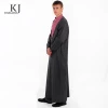New Style Big Size Middle East Ethnic Region Man Islamic Clothing Type Abaya Dark Grey Mans thobe, Muslim Men Jubah Thobe, Thaw
