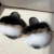 Import New style soft and fluffy fur slides sandals soft fox and raccoon fur slippers women from China