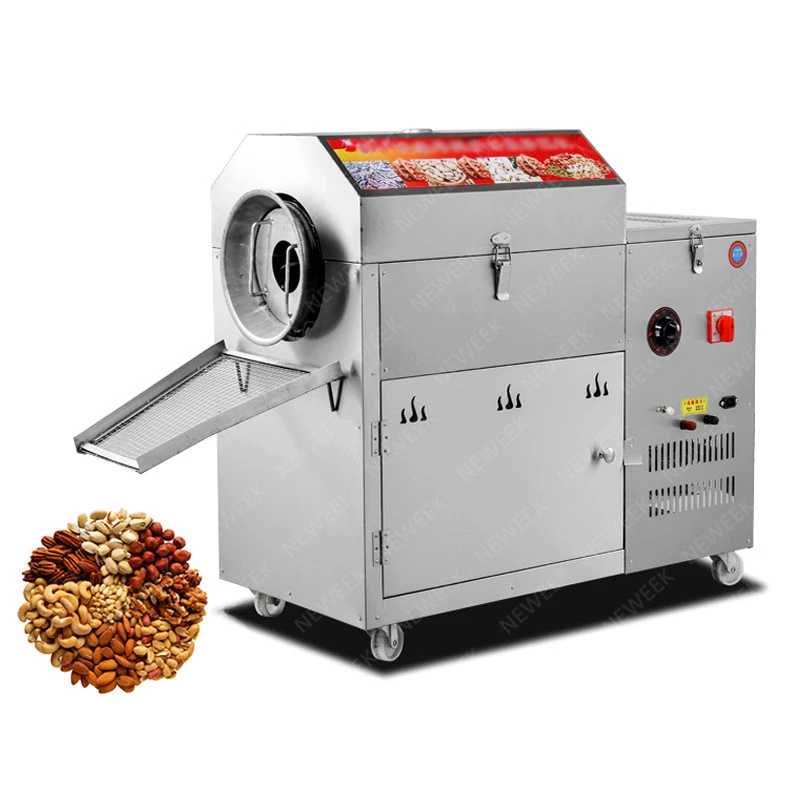 NEWEEK almond and nuts roasting coffee machine bean roaster gas roasting oven