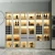 Import Nordic restaurant modern light luxury dining side cabinet display cabinet glass  luxury led wine cabinet from China