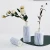 Import Nordic style unique design restaurant home used blue line Chinese porcelain tabletop vases home decor ceramic flower vase from China