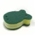 Nylon non-scratch dish washing foam animal shape kitchen scouring pads crocodile shape sponge