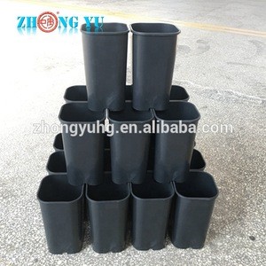 OEM black plastic nursery pots for nursery plants