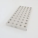 OEM custom aluminum perforated round hole for dessert cake mould