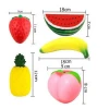 Oempromo fruit pu slow rising squeeze toy