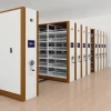 Office credenza mobile storage file filing compactors movable mess shelf filing cabinets mobile shelving unit