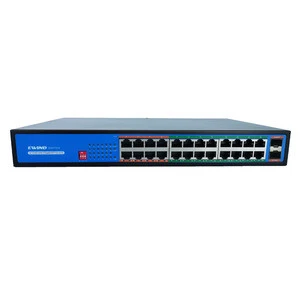 On Stock Full Outdoor Network Switch POE 24 Port Ethernet Switch 101001000 for Wholesale