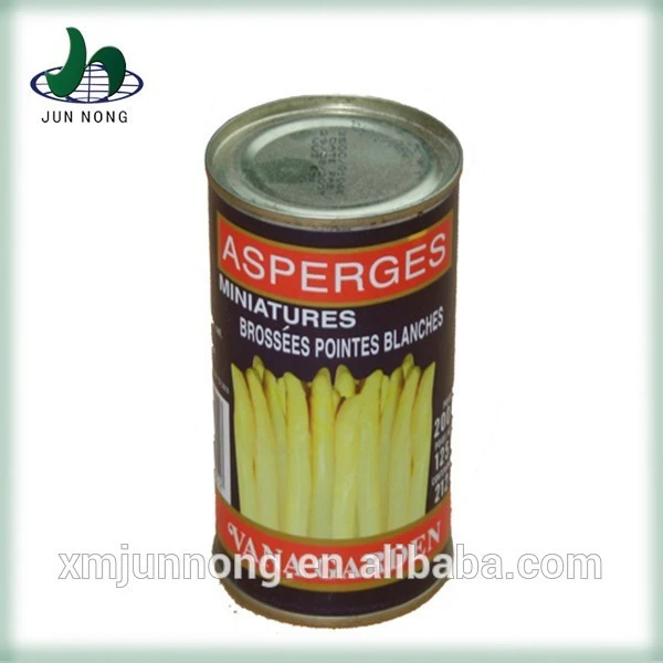 Organic canned asparagus canned ready meals