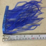 Ostrich feather trim