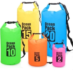 Outdoor 5L 10L 15L 20L Swimming Water Proof 500d Pvc Tarpaulin Waterproof Dry Bag