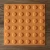 Import outdoor rubber blind tactile brick indicator paving tile from China