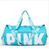 Outdoor Traveling Bag Waterproof Pink Gym Bag Nylon Women Sports Duffel Bags For Fitness Travel Handbag