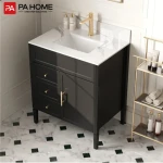 PA Sink Bathroom Storage Furniture With White Luxury Hotel Modern Design Mirror