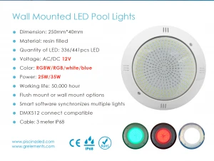 Par56 LED Bulb Swimming Pool Lights 300w replaced 12v