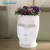 Import party wedding event decorative lighted indoor/outdoor plastic led plant pots rgb color changing led flower pots planters garden from China