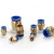 Import PC 10mm to 1/8 1/4 3/8 1/2 PT Male Thread Brass Pneumatic Coupling Quick Connectors Air Hose Fittings Pipe Coupler from China