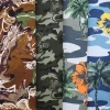 Peach Skin Fabric PU 1000 Coated Flame Proof Printing Backwoods Fabric for Hunting Tent