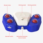 Pet Dog Outdoor Bathing Shower  Toy Drinking Water Sprinkler Foot-step Funny Water Feeder Fountain Automatic Water Dispenser