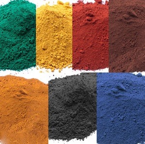 PH3-7 Inorganic Pigment Powder Less Sieve Residue Yellow 586 Iron Oxide For Construction