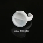 Pigment Rings Tattoo Ink Cups Makeup Ring Glue Holder Permanent Microblading Lot