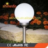 Plastic Ball Type Outdoor Yard Garden Terrace Decorative Led Solar Ball Lawn Lamp