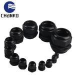 plastic cable gland PG series nylon cable gland grey water rubber joint with CE certificate