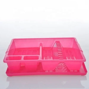 Plastic Cutlery Tray and Utensil Storage Container Storage Basket for Cutlery Serving Spoons with Cover and Drainer