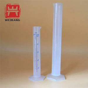 plastic PP laboratory 1000ml measuring cylinder
