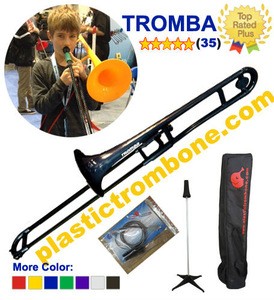Plastic Trombone -BLACK