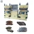 Import PLC control rubber product brake shoes brake pad making machine price from China