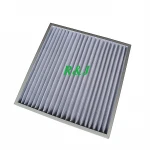 Pleated Panel Filter G1 G2 G3 G4 Pre Air Filter Synthetic Fiber Aluminum Mesh Filter