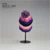 Import pompom mohair yarn striped crochet beanie from China