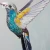 Import Popular Hummingbird painting canvas 3D wall art Animal Custom canvas print for Wall Decor from China
