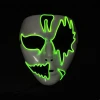 Popular product masquerade masks,costume ball light up mask,sound activated led mask